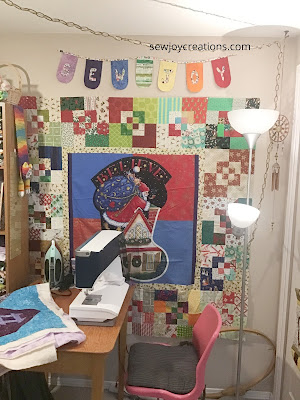 quilt table sewing room sew joy creations