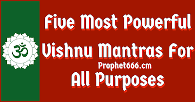 Visnhu Mantras for every want