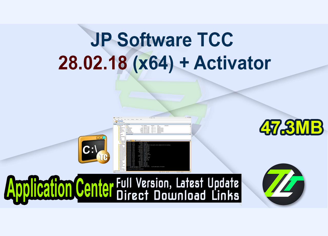 JP Software TCC 28.02.18 (x64) + Activator