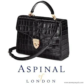 Kate Middleton carries Aspinal Of London Mayfair Midi Bag