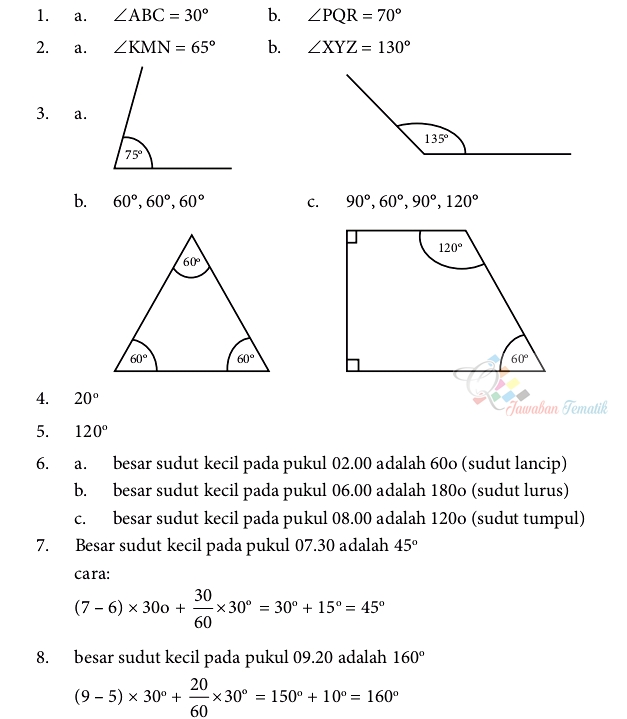 Jawaban Buku Senang Belajar Matematika Kelas 4 Halaman 196 K13
