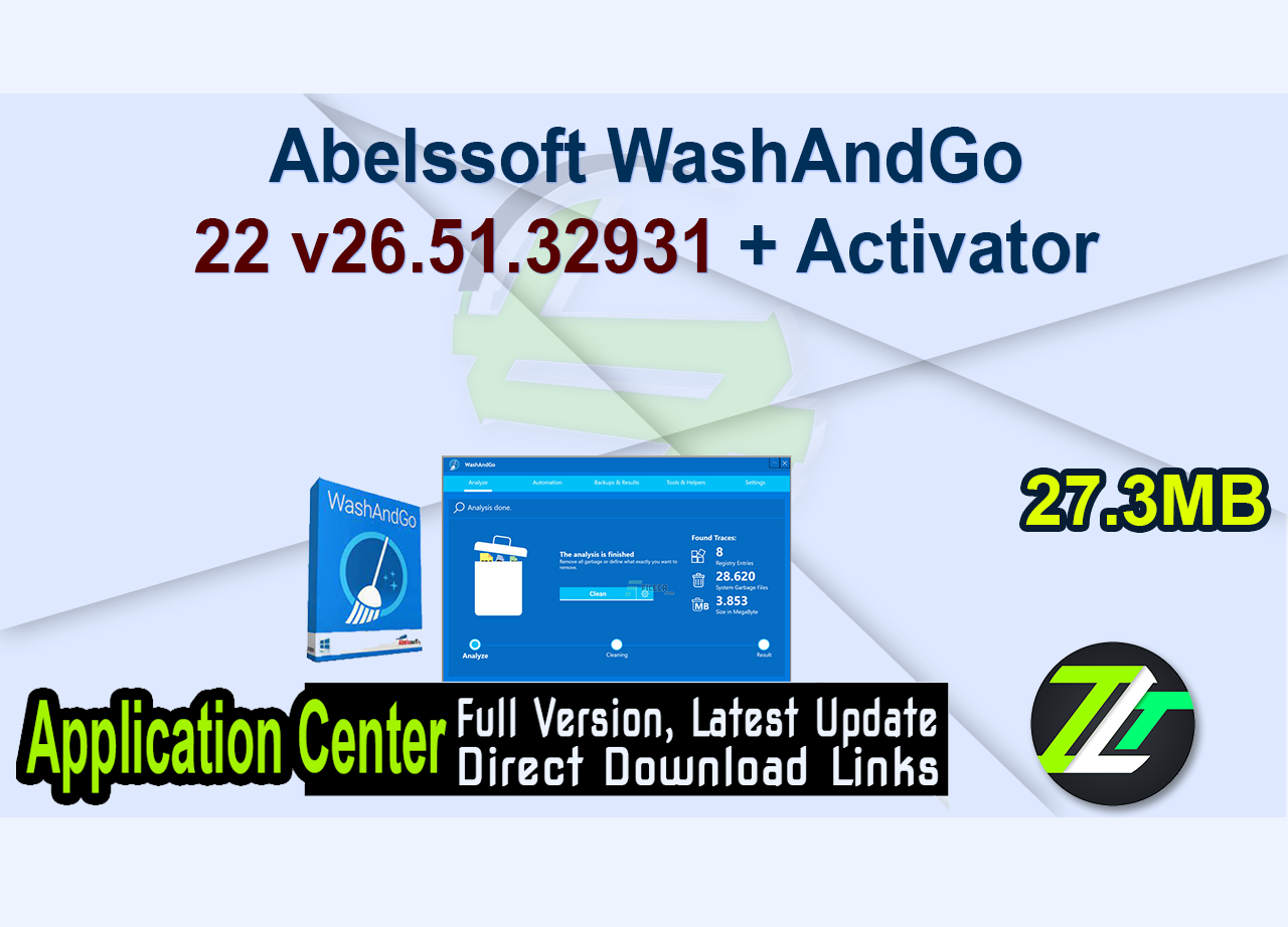 Abelssoft WashAndGo 22 v26.51.32931 + Activator