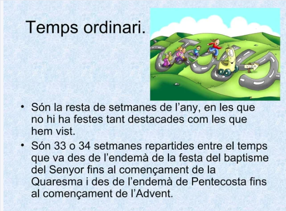 TEMPS ORDINARI