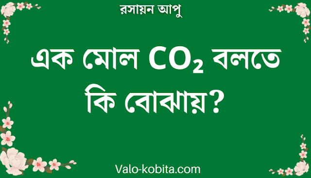 এক মোল CO₂ বলতে কি বোঝায়?