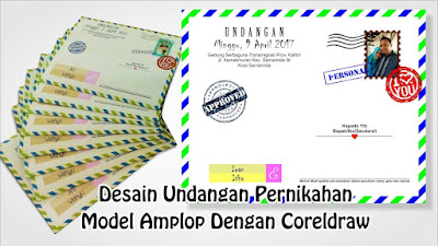 Desain Undangan Model Amplop CDR