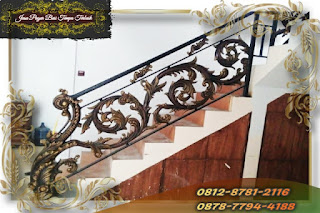 model railing tangga besi tempa klasik 01 Dzaky Jaya