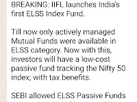 IIFL launches India's first ELSS Index Fund