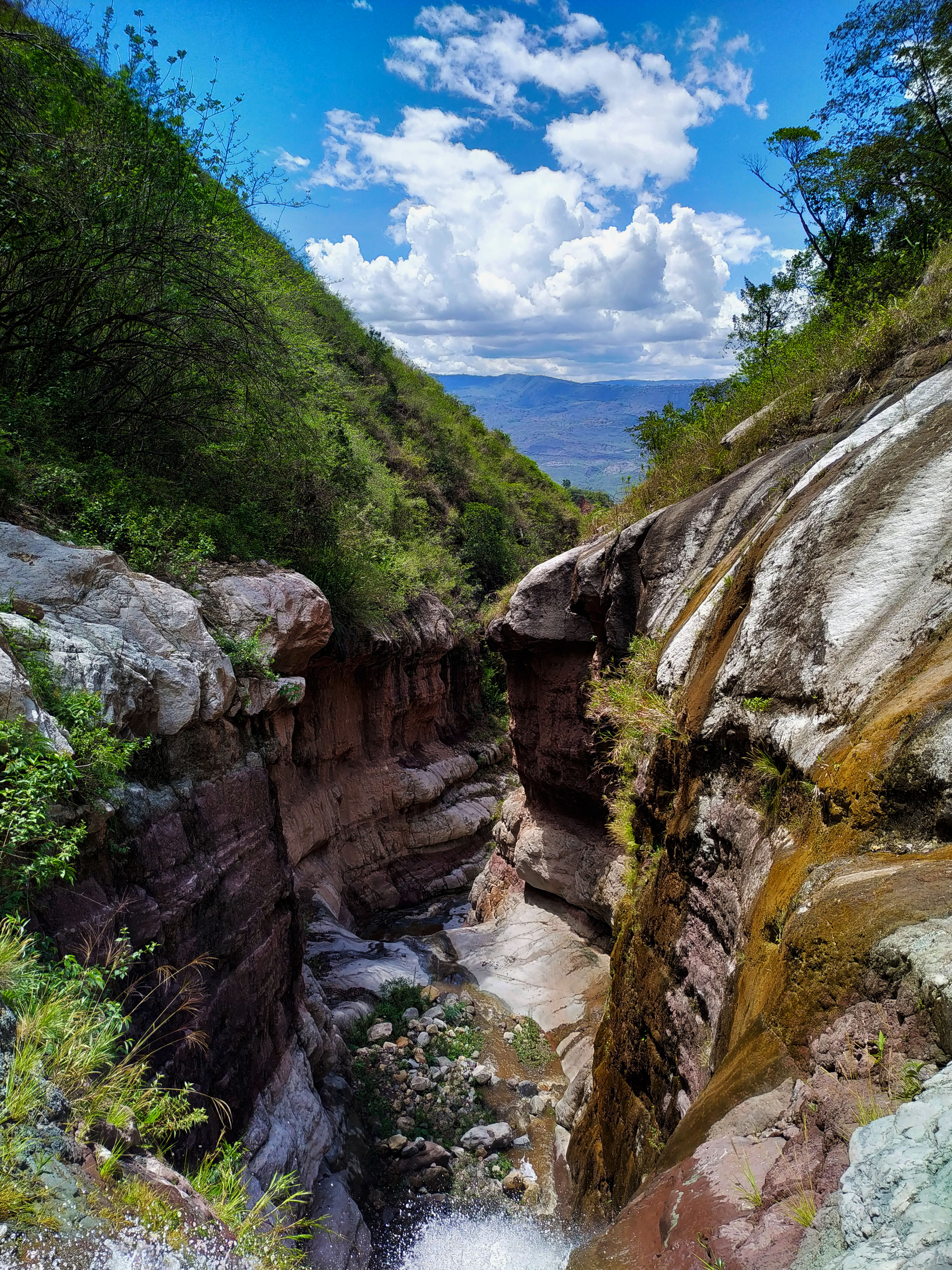 Cañón en la Quebrada La Honda