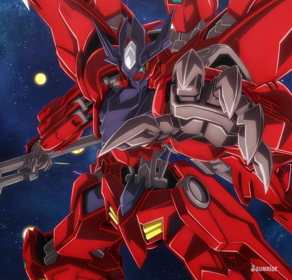 “Imagen de Gundam Amazing Barbatos Lupus, un robot de combate detallado y futurista de la serie Gundam.”