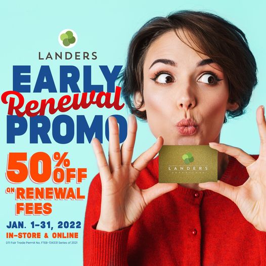 Landers renewal fees at 50% OFF
