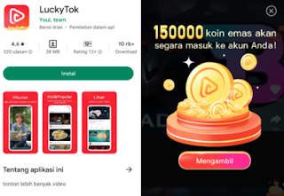 LuckyTok Apk Penghasil Uang Apakah Membayar Dan Aman? Begini Cara Kerjanya