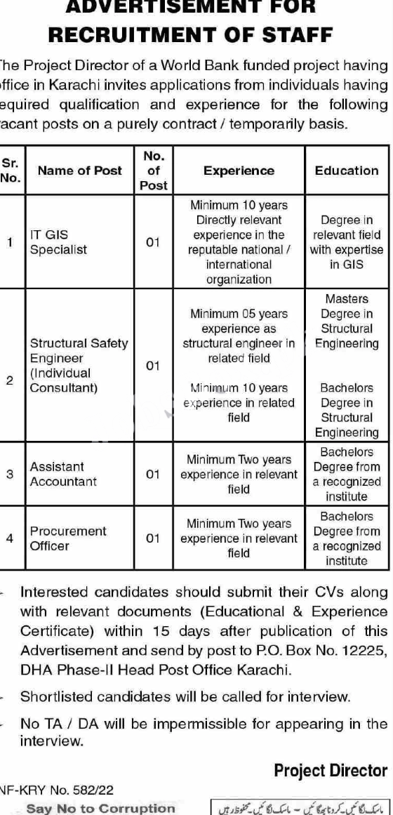 World Bank Jobs 2022