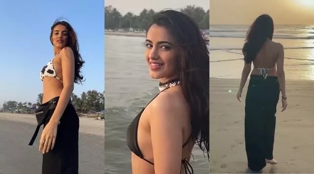 Malvika Sharma beach photos