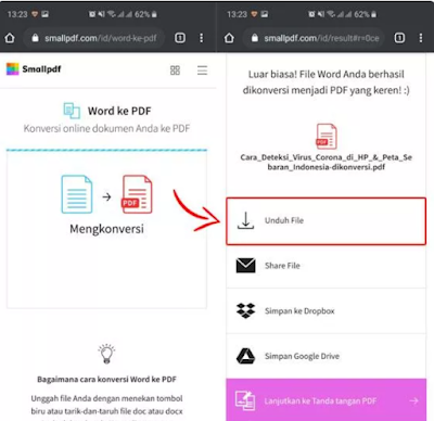 Cara Buat PDF dari File Word di HP Tanpa Aplikasi