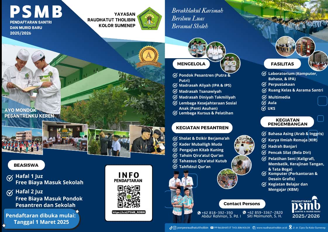 Formulir Pendaftaran Siswa/Santri Baru