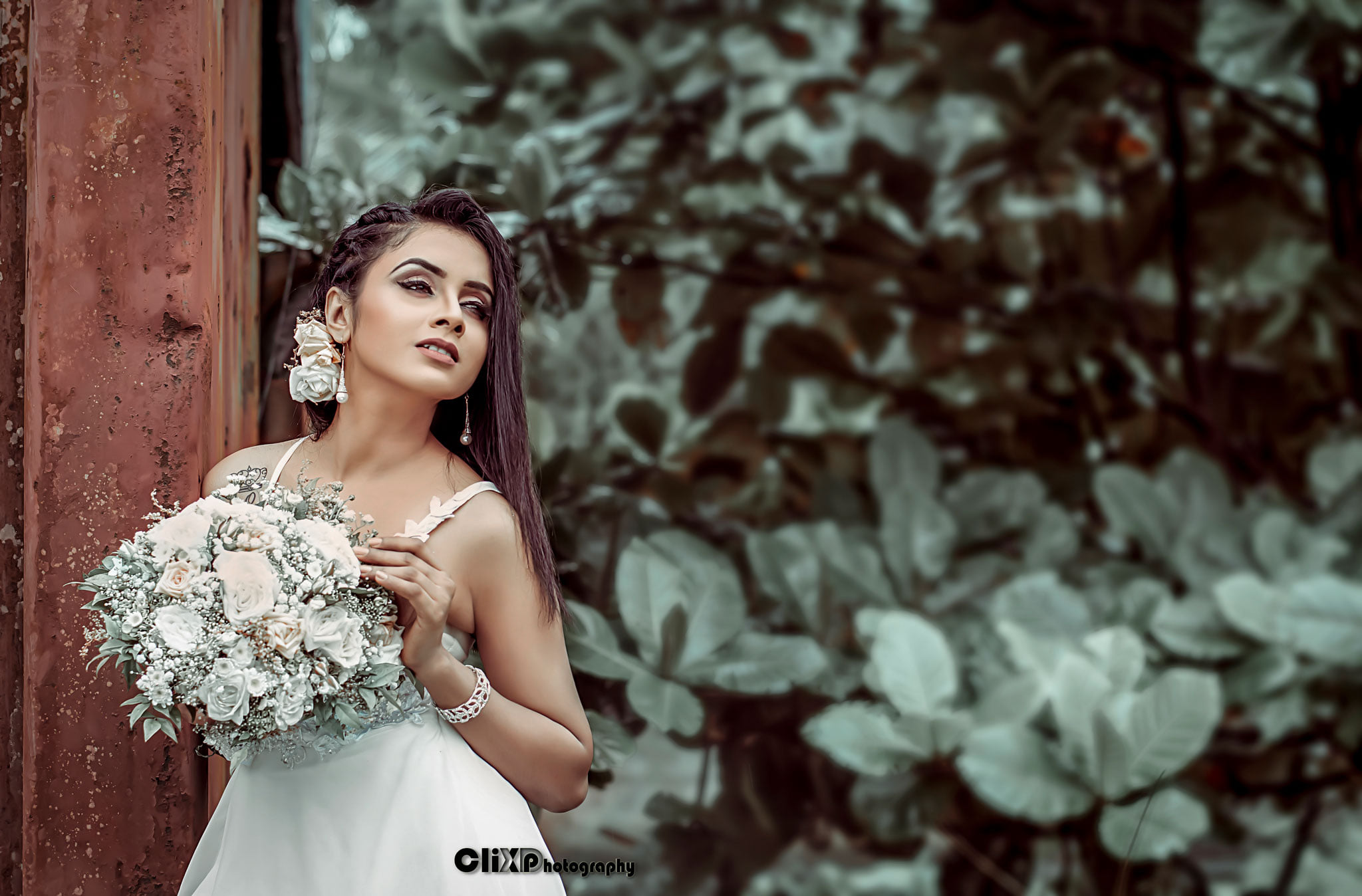 hot model Shani Vidnika nude western bridal