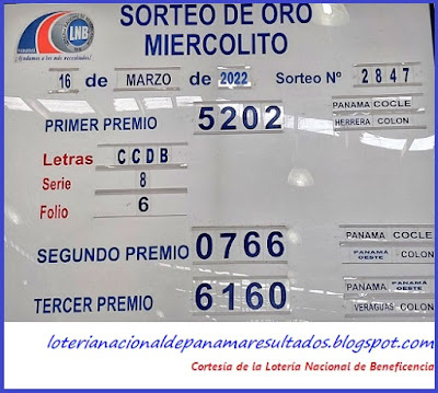 resultados-sorteo-miercoles-16-de-marzo-2022-loteria-nacional-de-panama-tablero-oficial