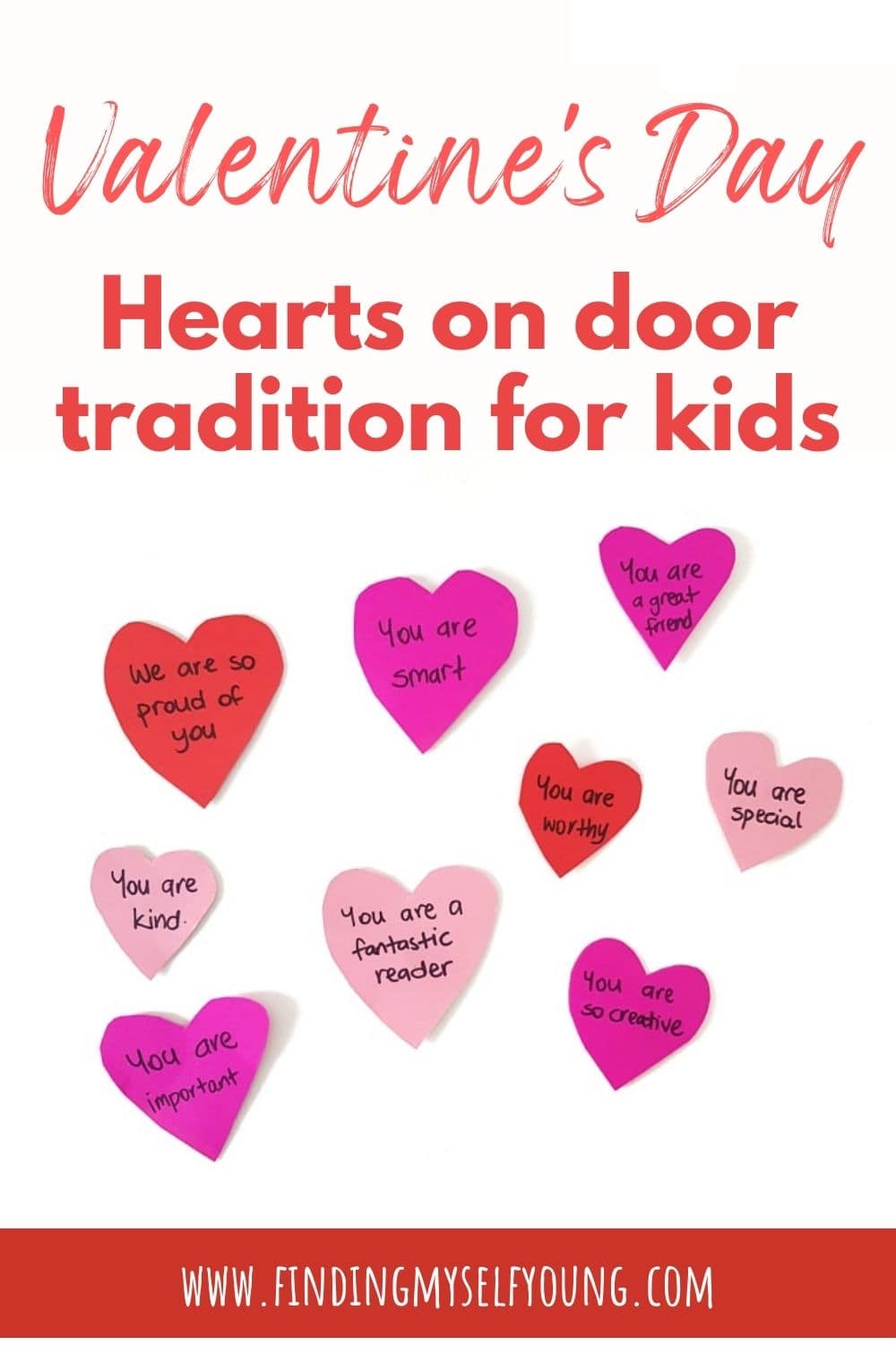 valentines day hearts of door tradition to do with kids at home