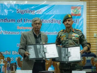 Indian Army signed MoU with University of Kashmir