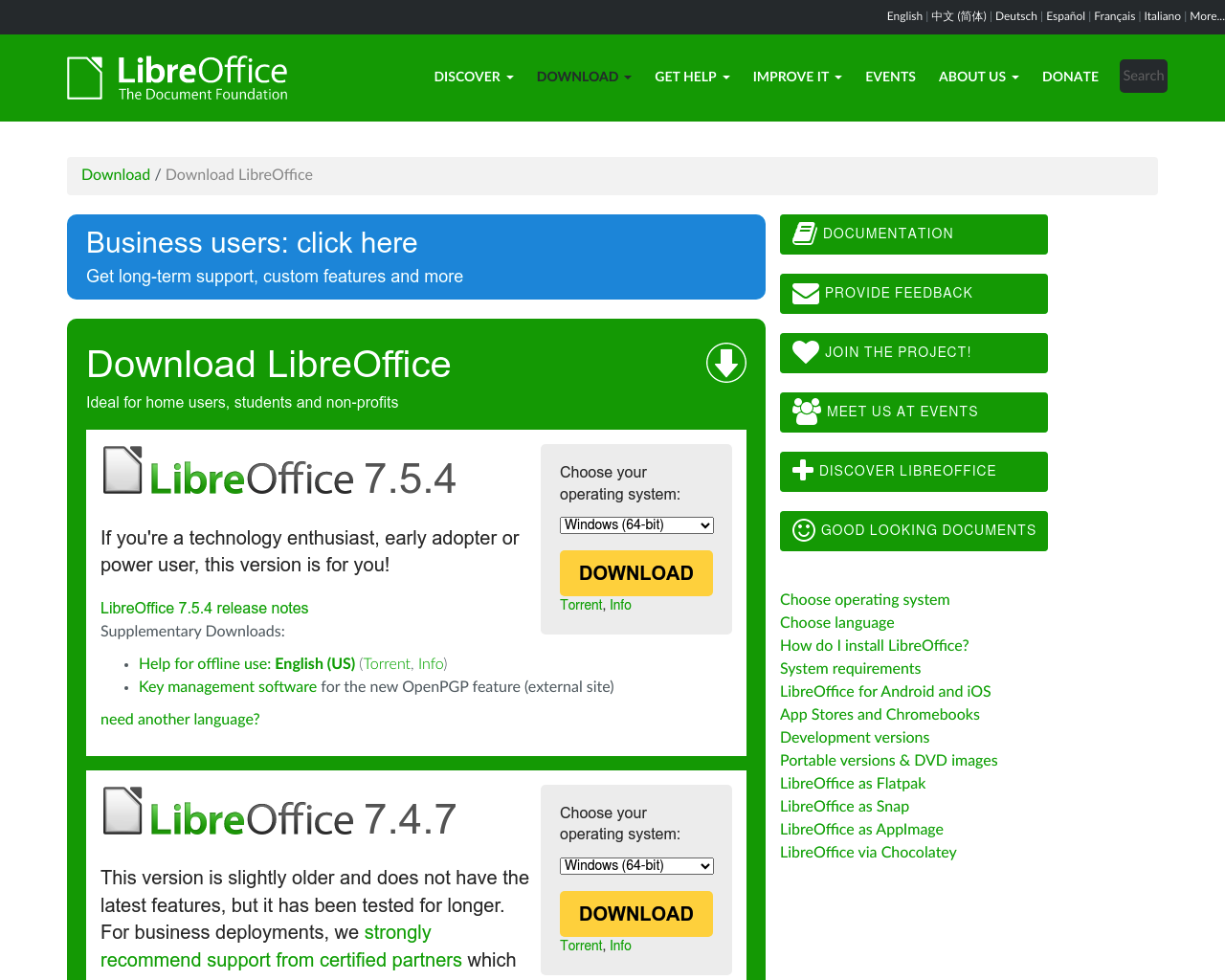 https://www.libreoffice.org/download/download-libreoffice/