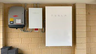 tesla solar battery