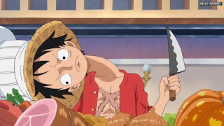 ワンピースアニメ 779話 ルフィ 料理 Monkey D. Luffy | ONE PIECE Episode 779