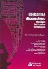 Horizontes Discursivos Miradas a los Estudios del Discurso.  Esta compilación se caracteriza por su originalidad, debido a que, por primera vez, se publica un libro con entrevistas a algunas de las personas que han sido muy importantes para el desarrollo de los Estudios del Discurso y para la Asociación Latinoamericana de Estudios del Discurso (ALED). También, porque son hombres y mujeres líderes en su campo, y esta es una forma de honrarlos por el trabajo realizado en la búsqueda de explicaciones en los Estudios del Discurso tanto en los aspectos teóricos y metodológicos como aplicados y críticos. Aunque el centro de atención son los entrevistados, en este libro está también presente la voz del compilador quien, a través de sus preguntas y de sus inquietudes, nos da una visión de lo que parece interesar más a quienes se inician en los Estudios del Discurso en América Latina, nos pone frente a los grandes deseos de aprender de los universitarios y nos muestra de qué manera investigadores ya reconocidos han hecho su recorrido intelectual, qué los ha motivado y cómo han buscado respuestas para sus propias inquietudes.  Clasificado como: Lengua; Estudios