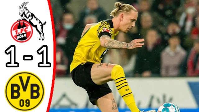 Köln vs Dortmund 1-1 / All Goals and Extended Highlights / Bundesliga 