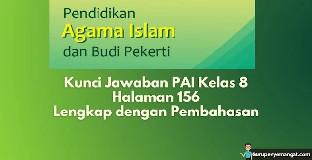 Kunci Jawaban PAI Kelas 8 Halaman 156