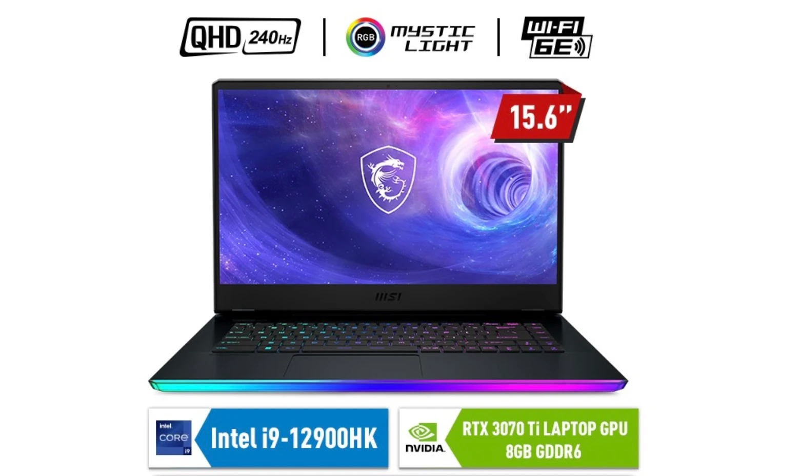 Harga dan Spesifikasi MSI Raider GE66 12UGS 404ID dengan GeForce RTX 3070 Ti