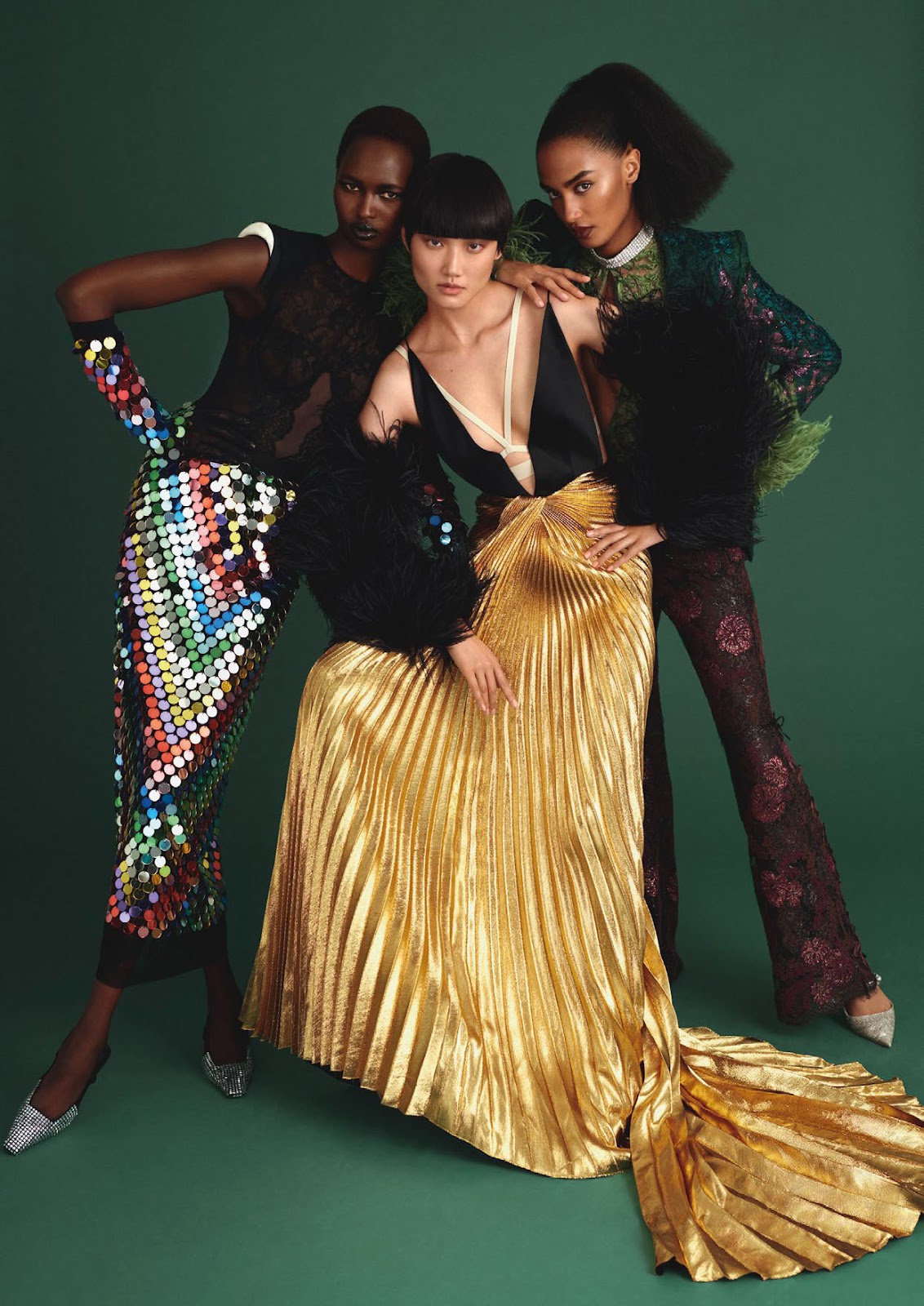 SMILE: Vogue Global Glamour in Vogue UK November 2021 by Rasharn Agyemang