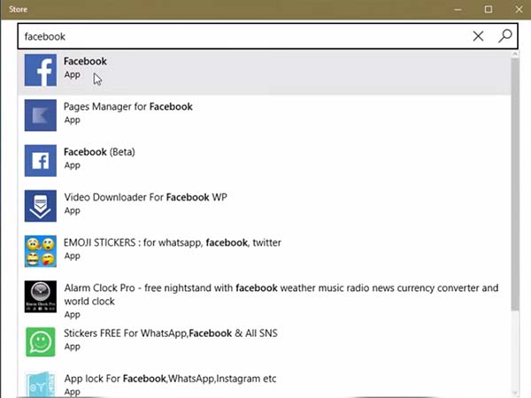 Cách tải Facebook trên máy tính Windows 10 từ Microsoft Store b