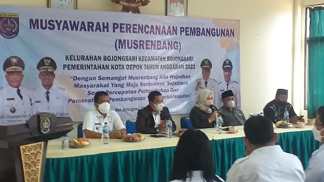 Tiga Anggota DPRD Hadiri Musrenbang Kelurahan Bojongsari