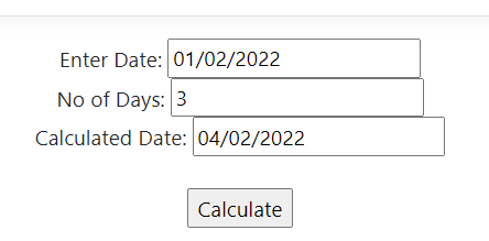 Add Number Of Days To Date In Jquery | Jquery Add Days To Date Dd/Mm/Yyyy «  Asp.Net,Mvc,C#.Net,Vb.Net,Windows Application,Wpf,Javascript,Jquery,Html,Tips  And Tricks,Gridview