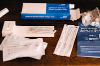 Covid lateral flow test kit