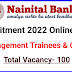 Nainital Bank Recruitment 2022 Apply Clerk, Management Trainee, Specialist Officer 121 Post @nainitalbank.co.in