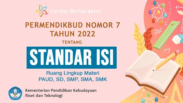 Permendikbud Nomor 7 Tahun 2022 Tentang Standar Isi PAUD, SD, SMP, dan SMA/SMK