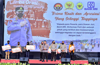 Gelar Lomba Orasi, Kapolri: Mari Ciptakan Alam Demokrasi yang Lebih Baik