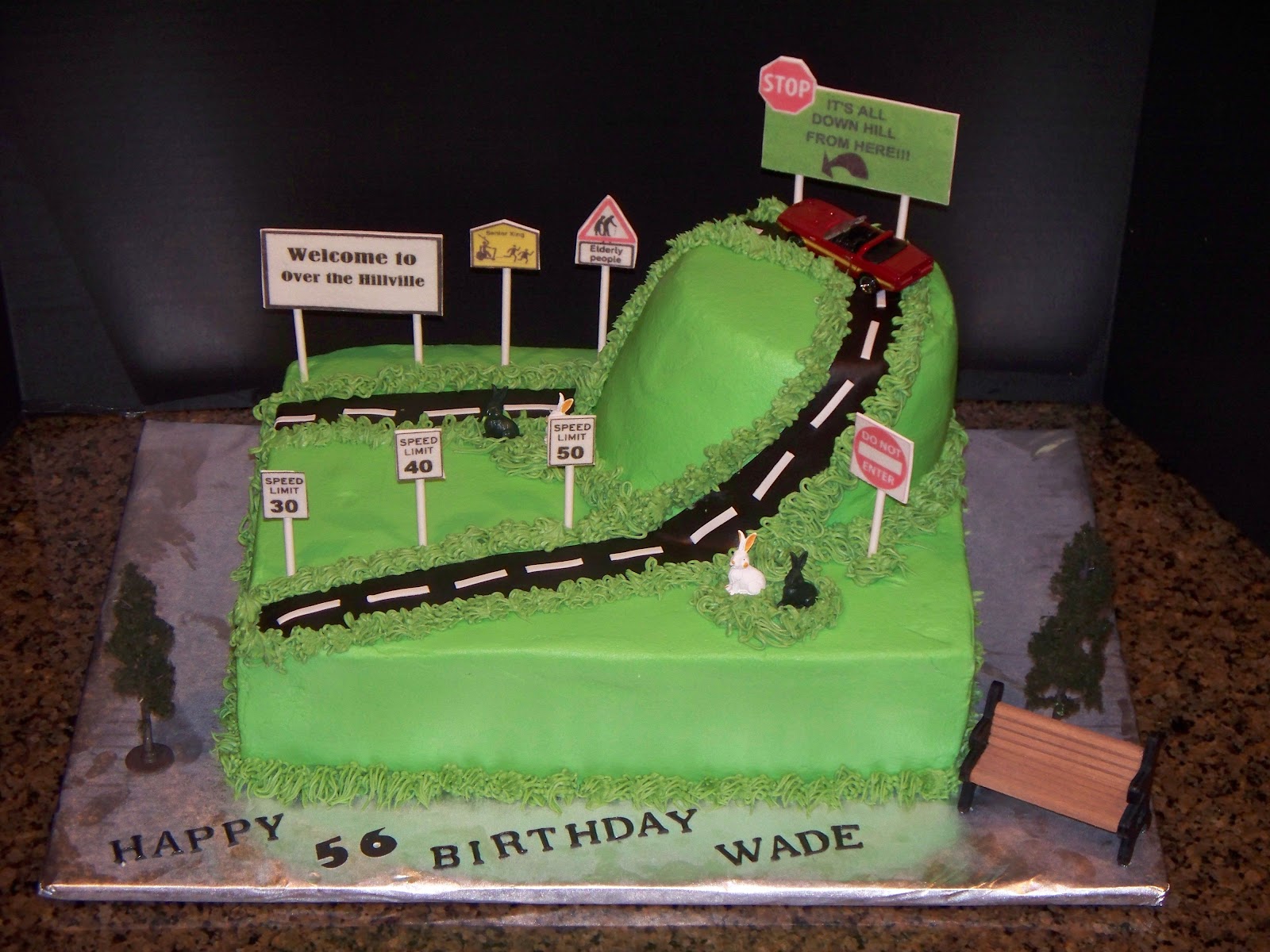 over the hill cake