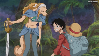 ワンピースアニメ ゾウ編 754話 ワンダ ルフィ Monkey D. Luffy | ONE PIECE Episode 754