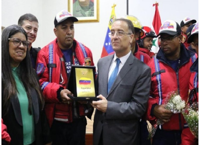 Venezuela: Regresaron al país los bomberos que ayudaron en Siria tras el terremoto