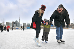 OUTDOOR SKATING - three rinks in our area