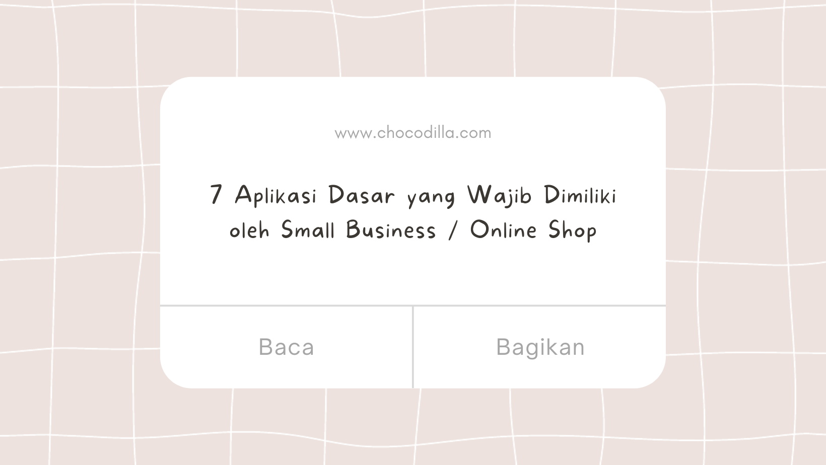 7 Aplikasi Dasar yang Wajib Dimiliki oleh Small Business / Online Shop