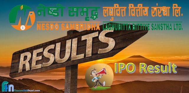 NESDO Sambridha Laghubitta Bittiya Sanstha IPO Result