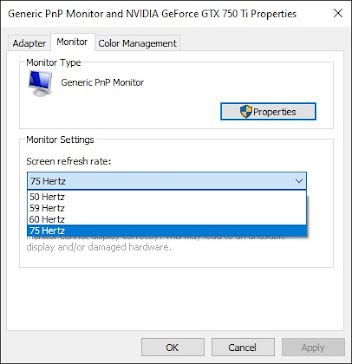 Cara Mengubah Refresh Rate Monitor