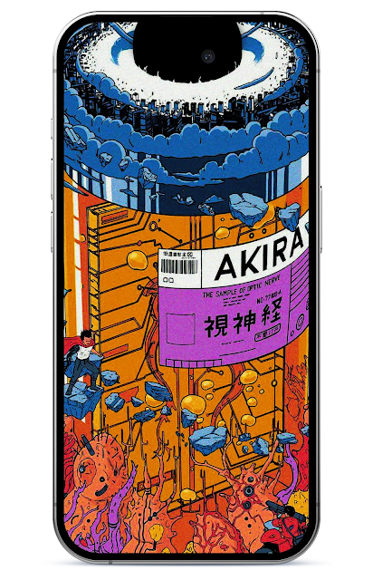 Akira Dynamic Island Wallpaper iPhone