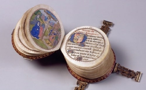 Круглая миниатюрная книга (1480 год)