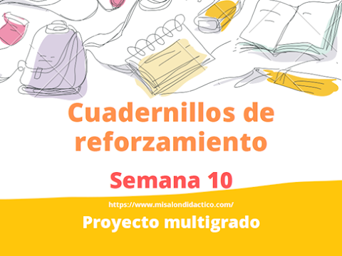 Semana 10: Cuadernillo de reforzamiento 3er grado