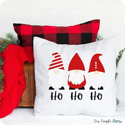 How to Turn Regular Pillows Into Christmas Pillows