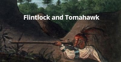 Flintlock and tomahawk